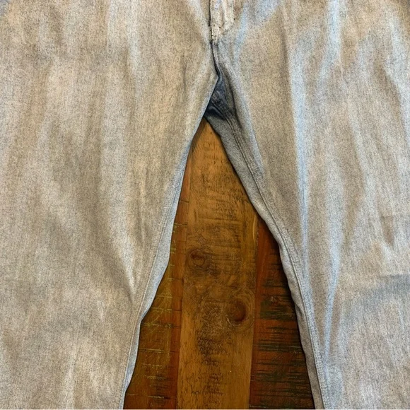 42x33 Guess jeans men Pants Painted White Denim Slim Straight Lincoln Hipster - Picture 6 of 11